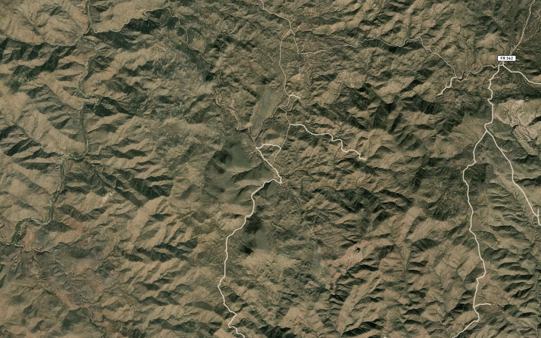 Satellite map of the Goodwin Spring
