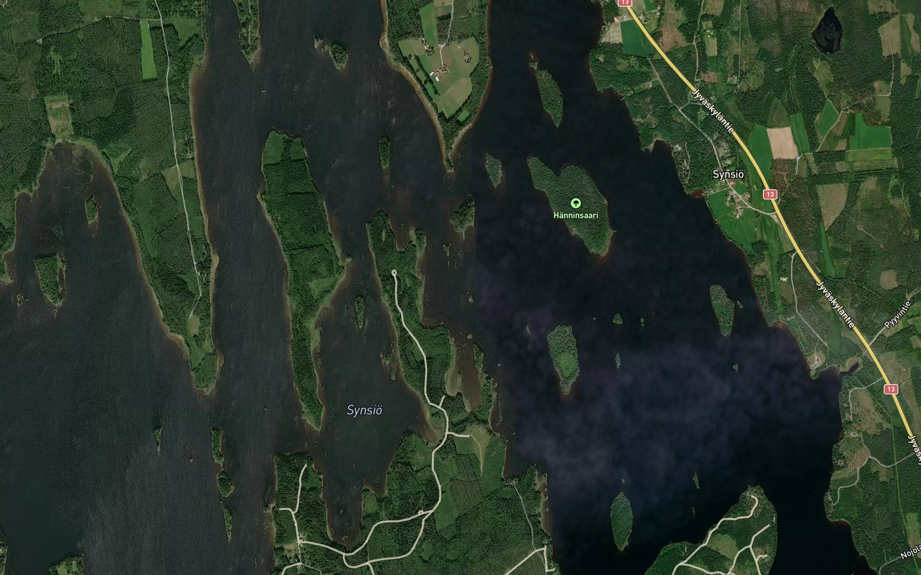 Satellite map of the Synsio