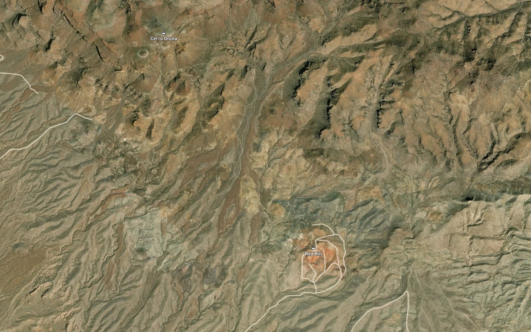 Satellite map of the Jesusita Spring