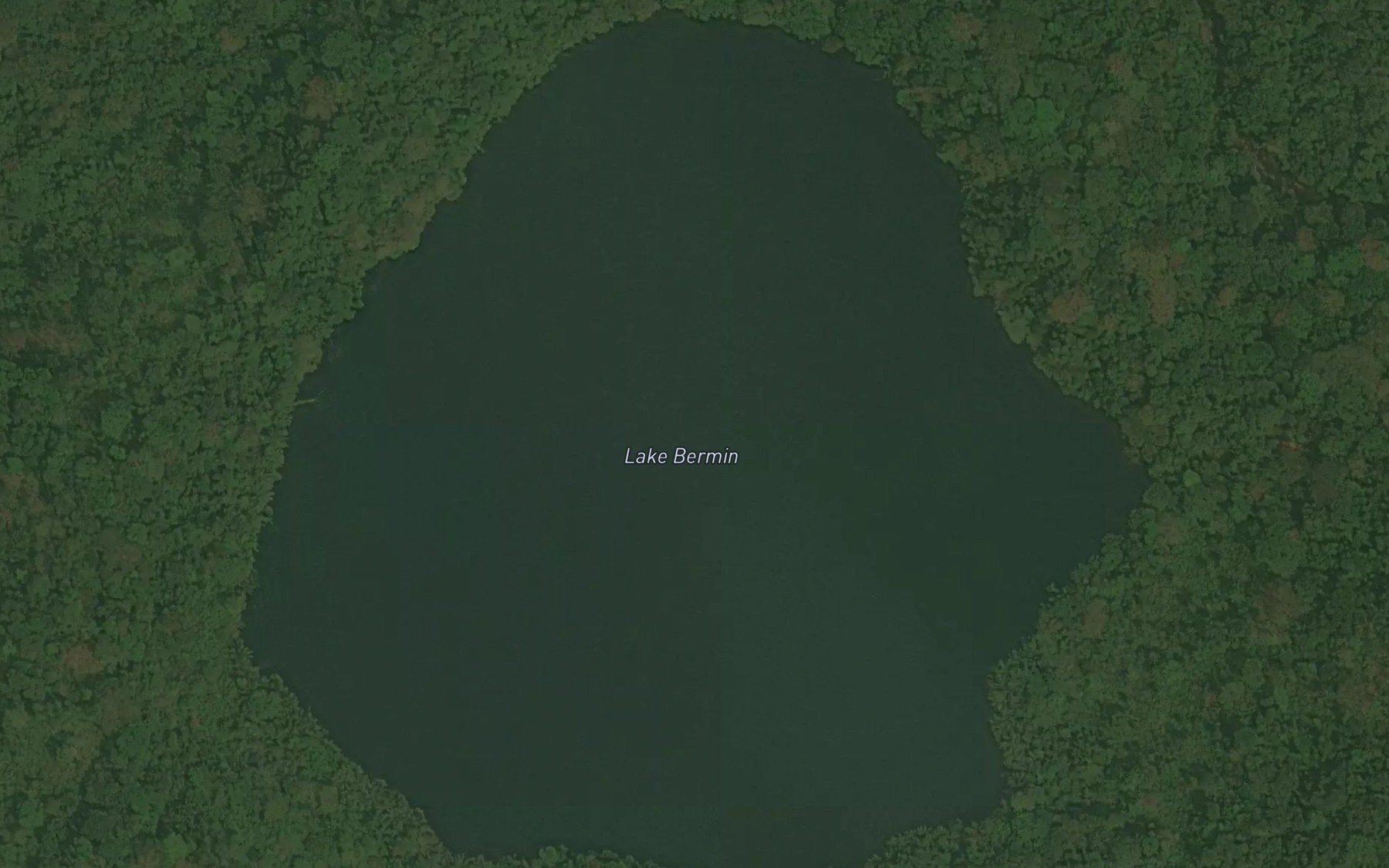 Satellite map of the Lake Beme