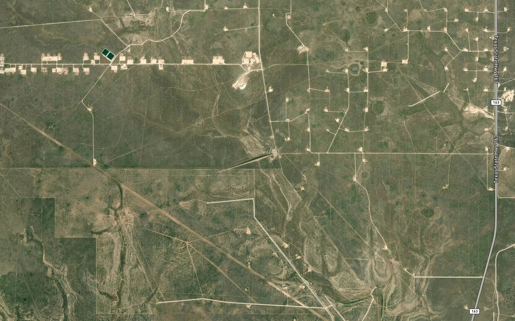 Satellite map of the Soil Conservation Service Site 1 Reservoir