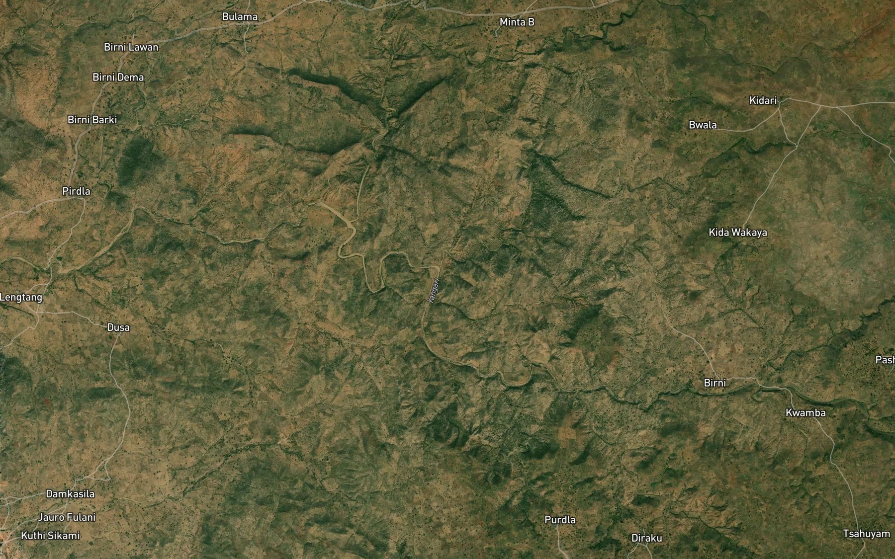 Satellite map of the Nde Vana