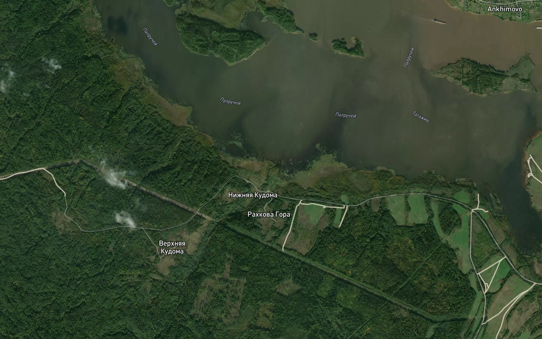 Satellite map of the Kudoma