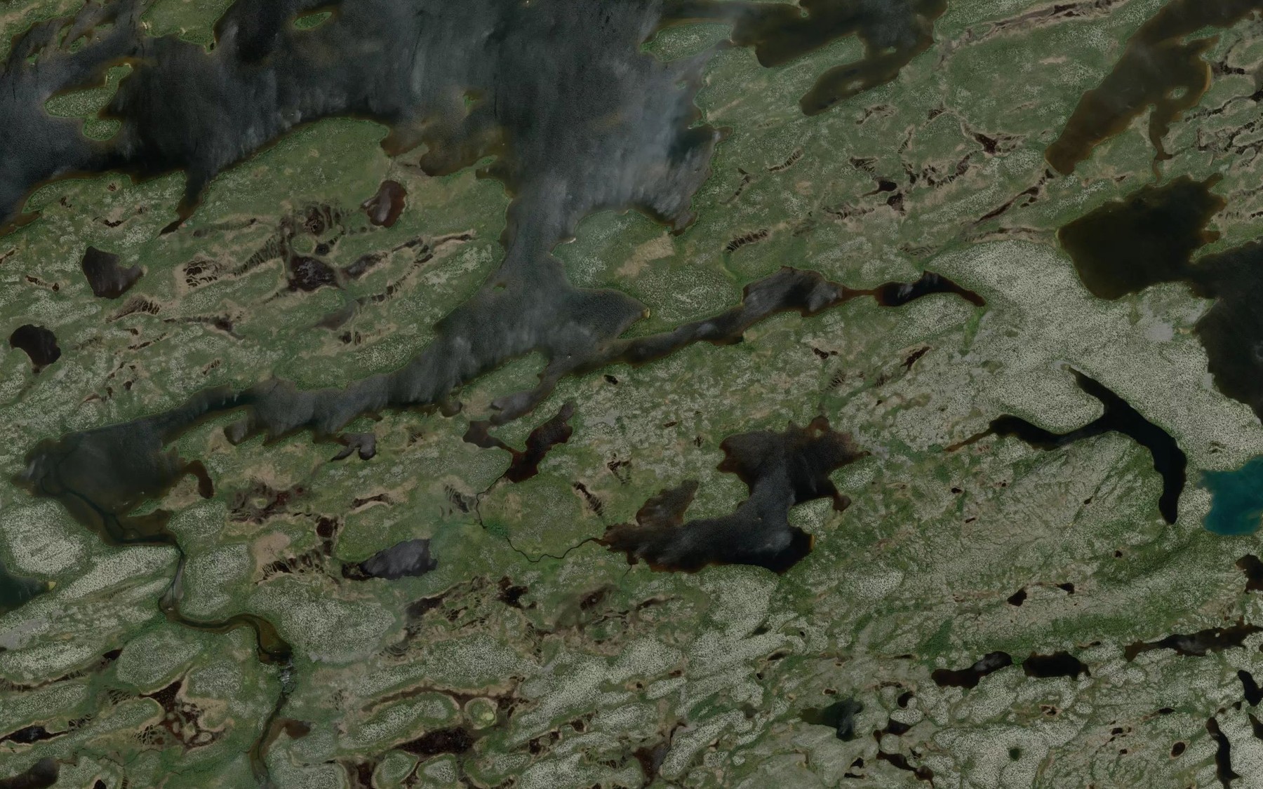 Satellite map of the Riviere Maskawapamaku Auchiwiwach