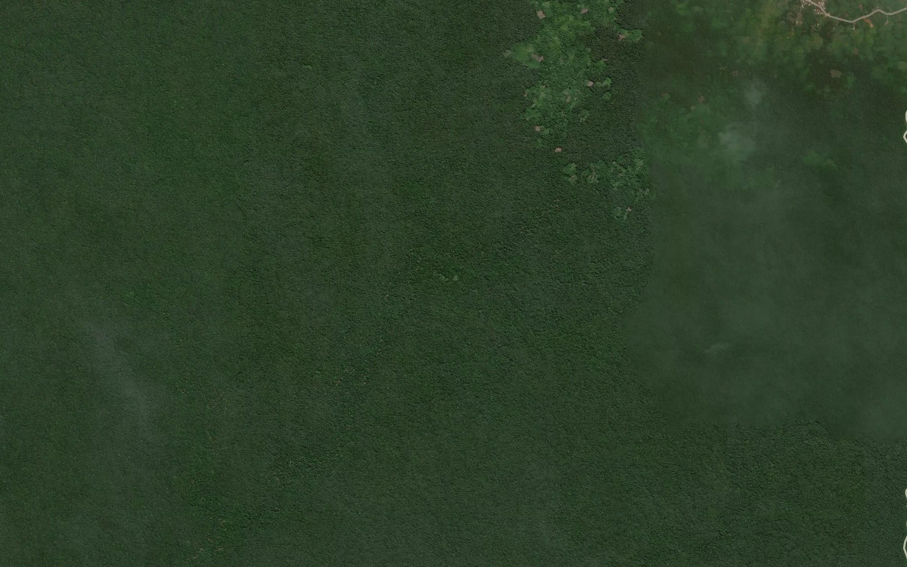 Satellite map of the Wuro River
