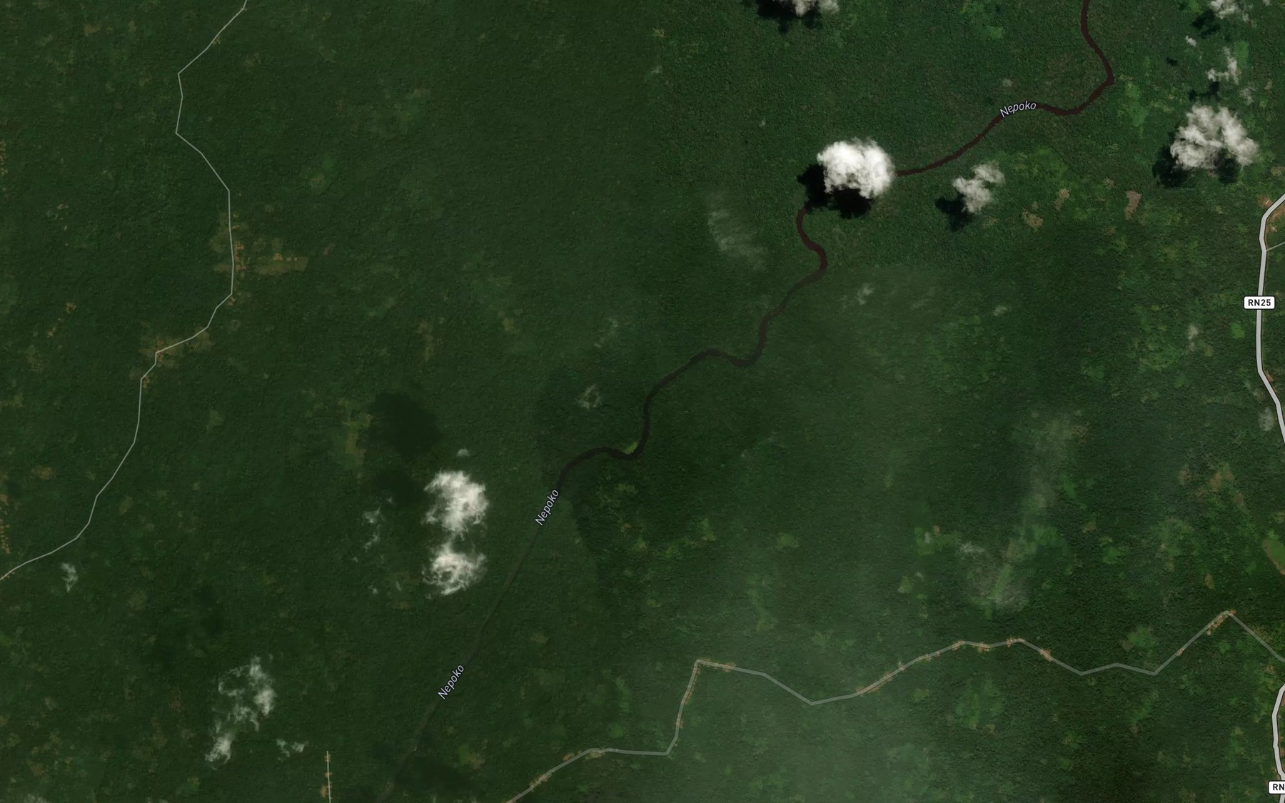 Satellite map of the Atitumbi