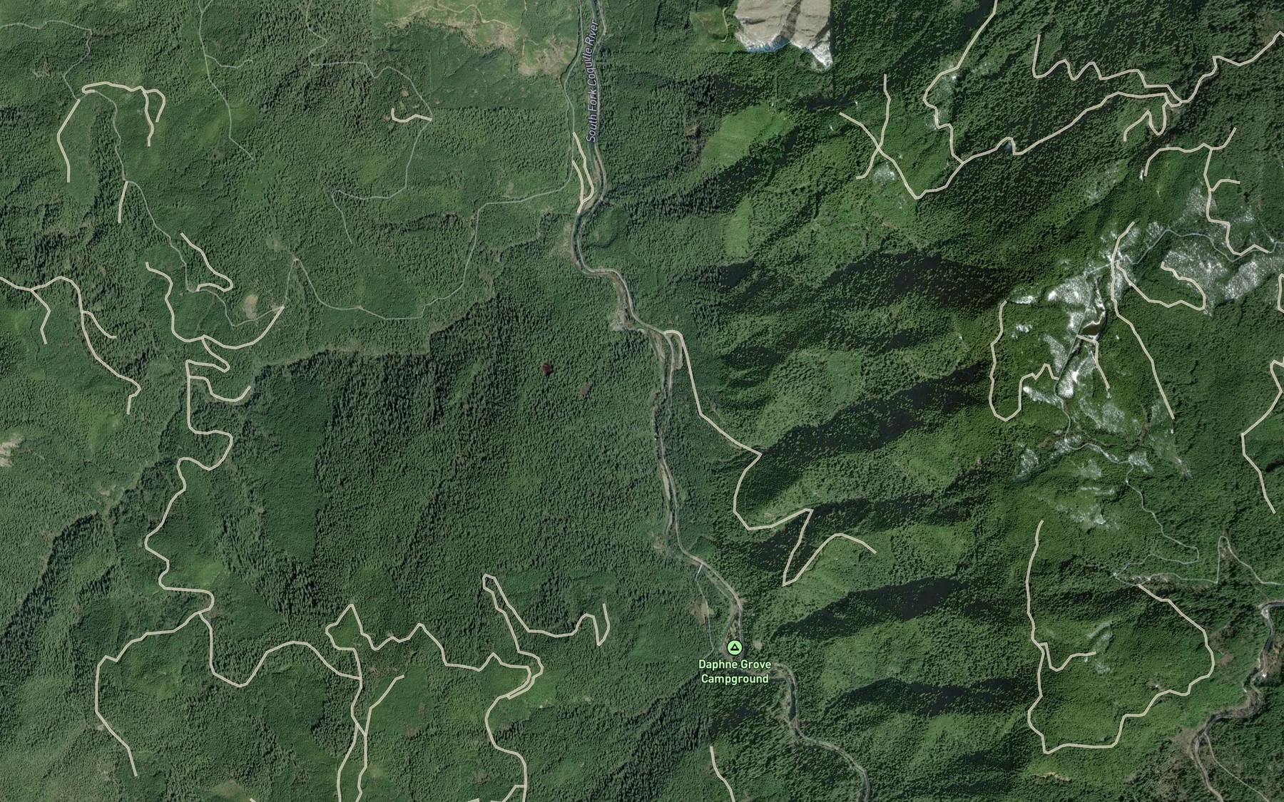 Satellite map of the Gurkin Creek