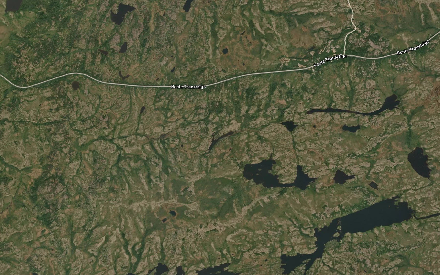 Satellite map of the Lac Atsynia