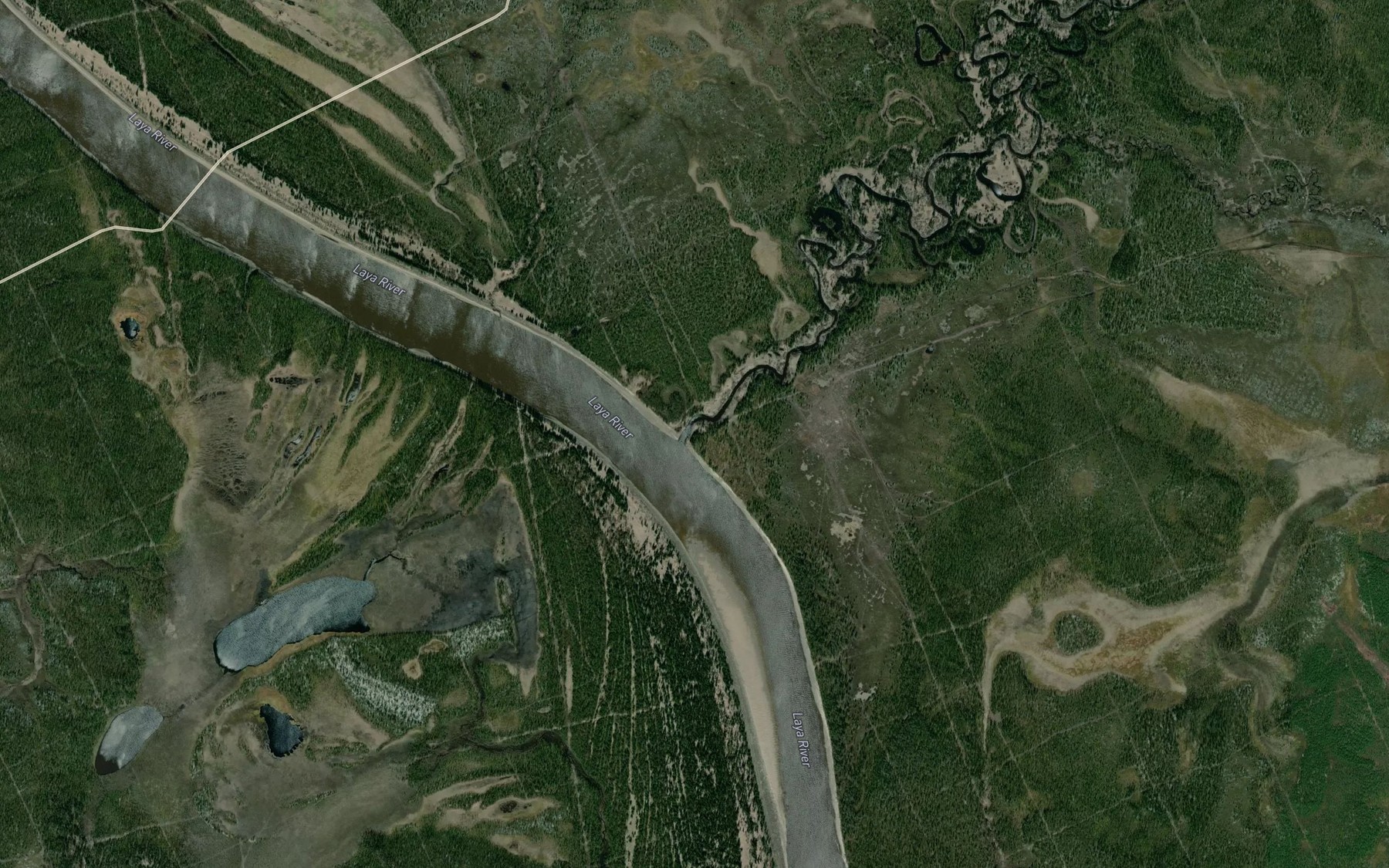 Satellite map of the Ker"yurvis