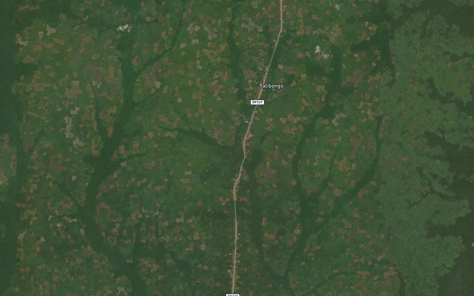 Satellite map of the Mandili