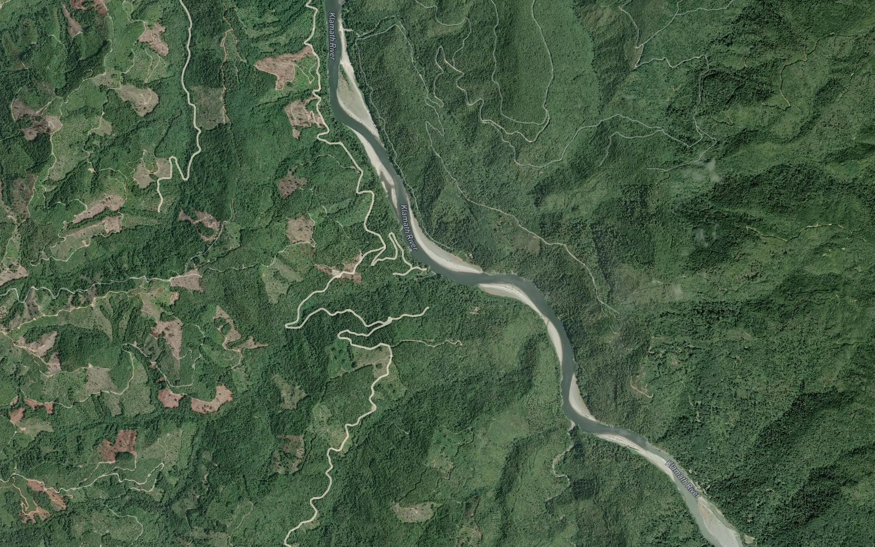 Satellite map of the Surpur Creek