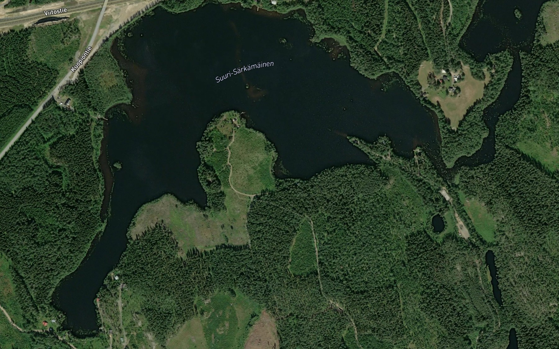 Satellite map of the Suuri-Sarkamainen