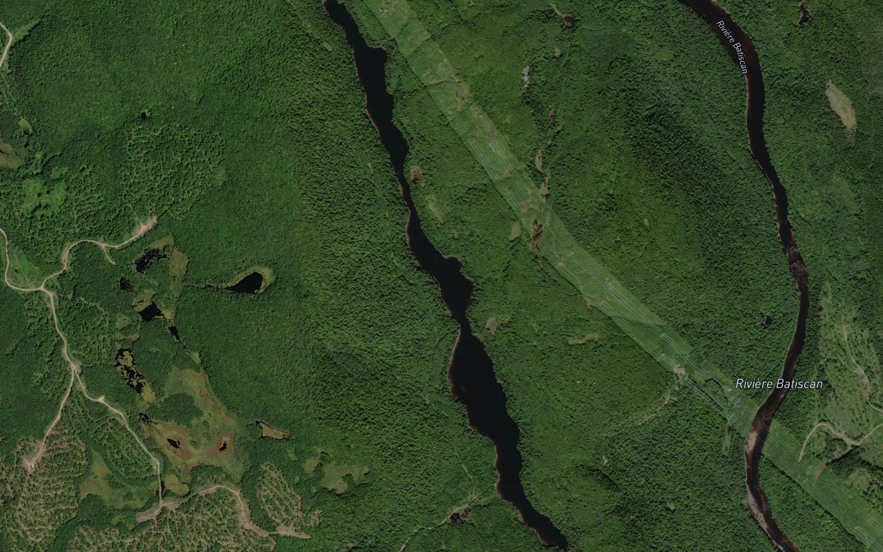 Satellite map of the Lac a la Truite