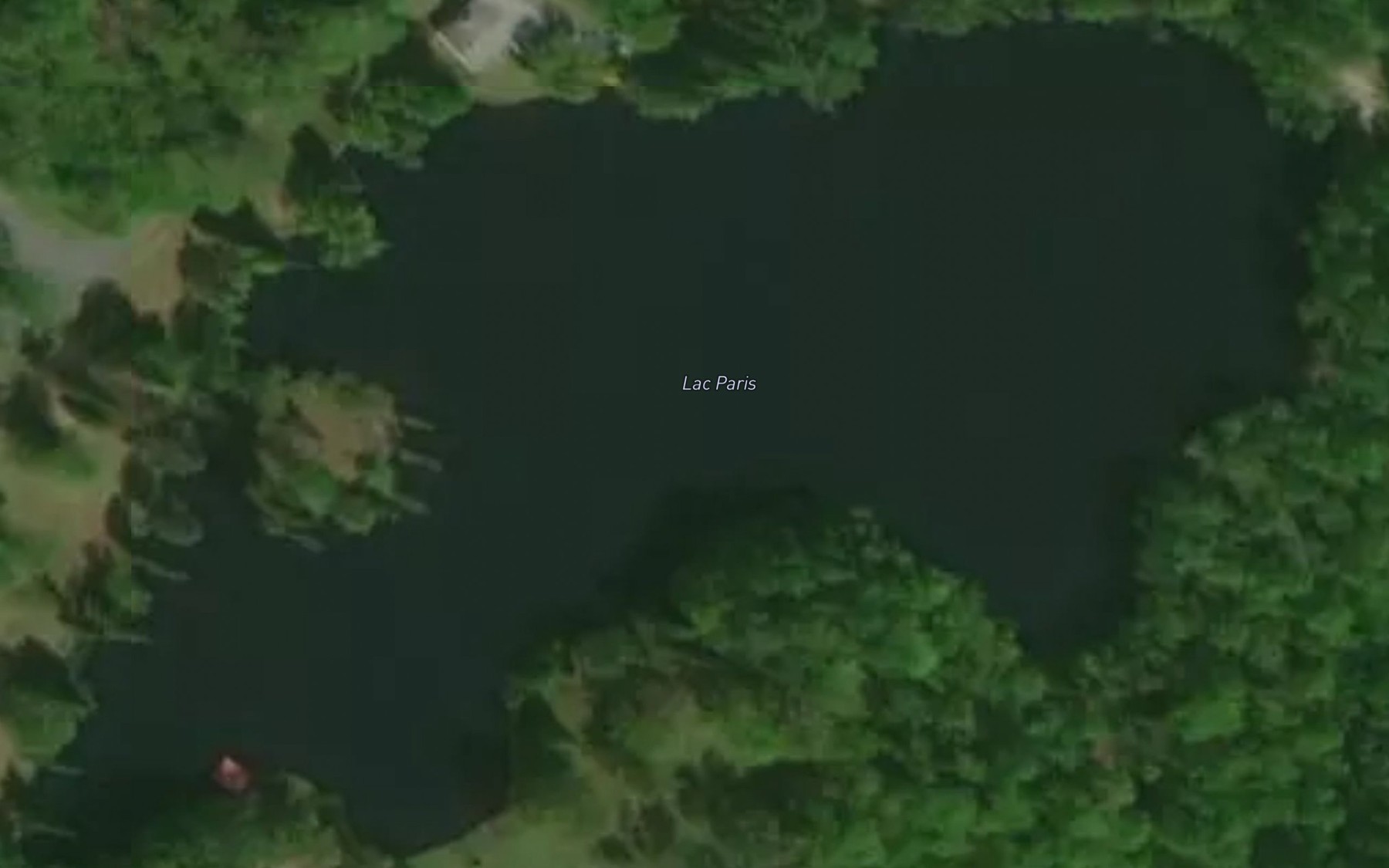 Satellite map of the Lac Paris