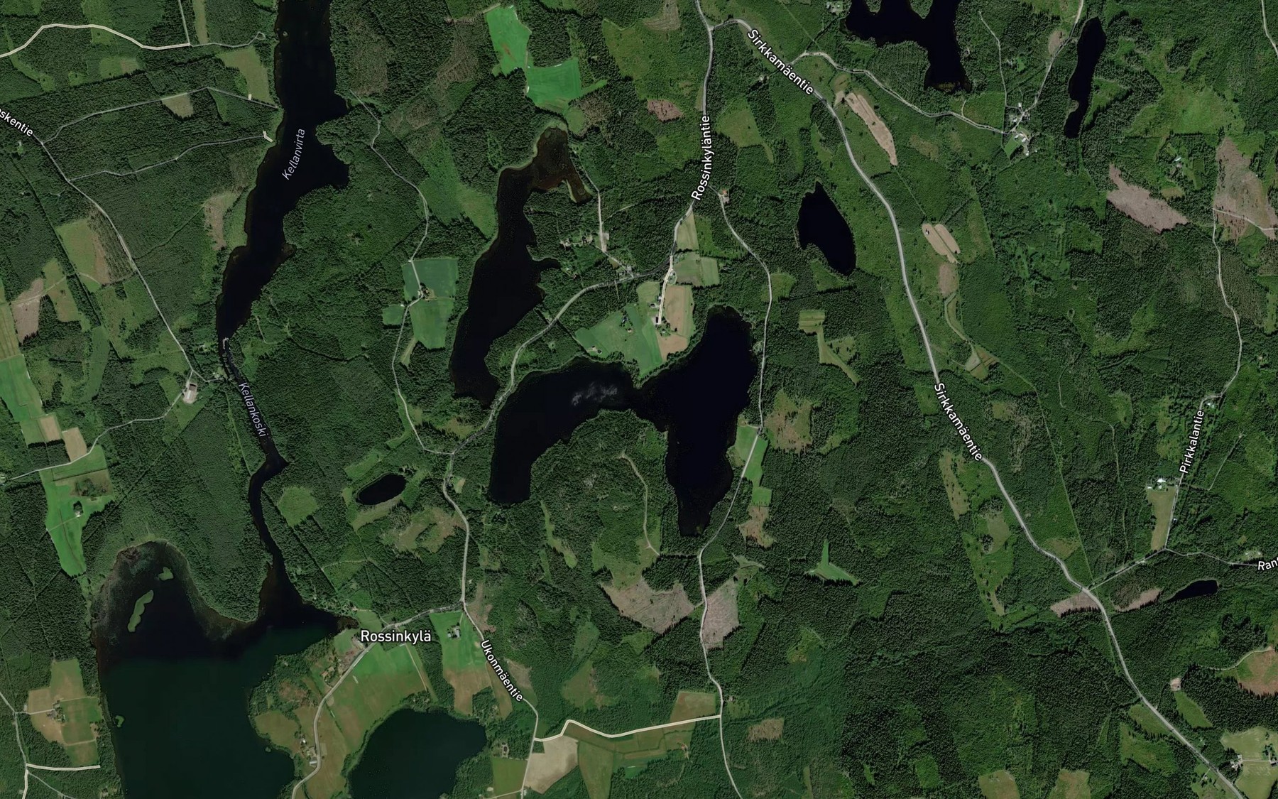 Satellite map of the Ruotajarvi