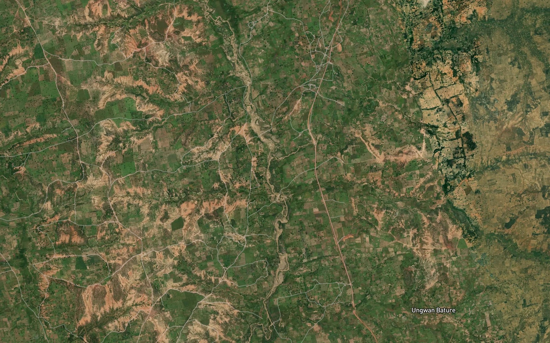 Satellite map of the River Maraku