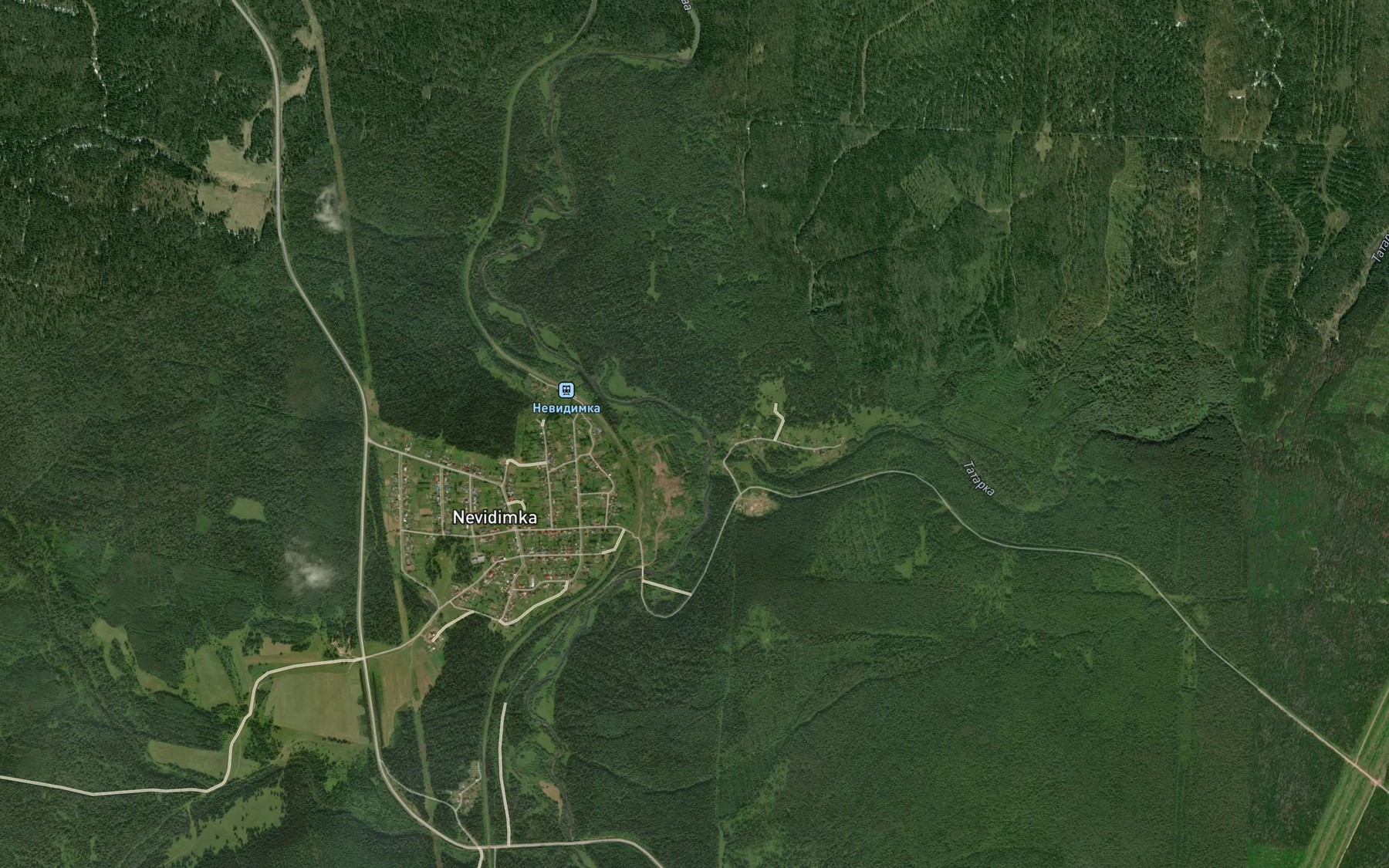Satellite map of the Tatarka