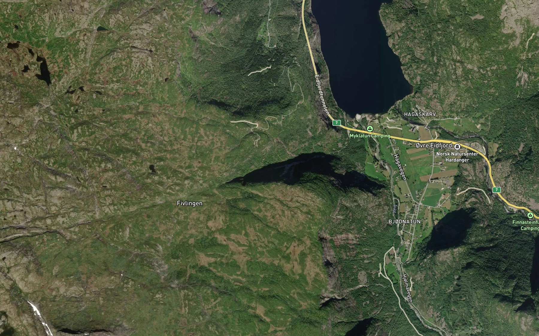 Satellite map of the Staupo