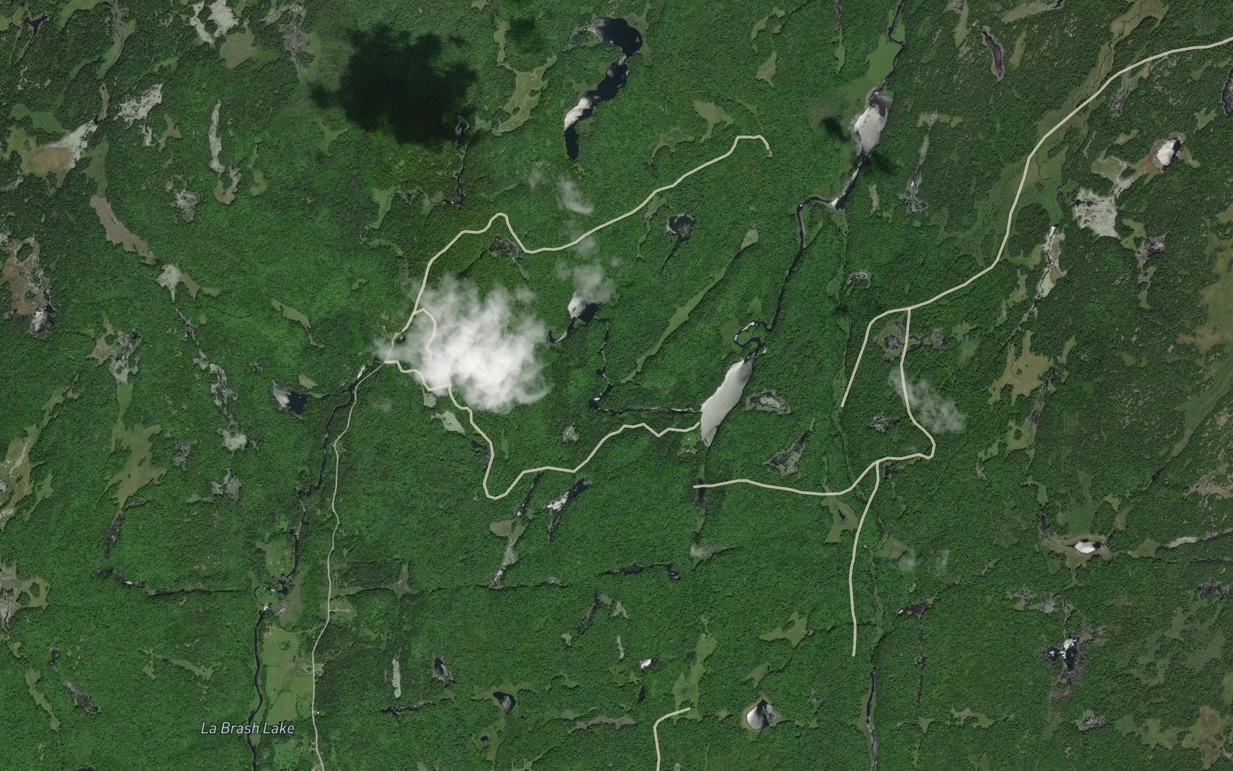 Satellite map of the Big Eddy