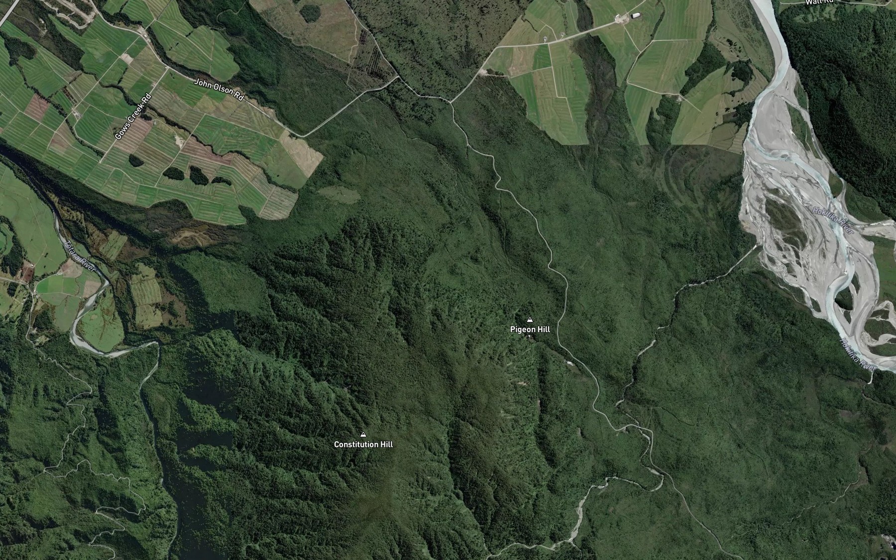 Satellite map of the Teal Tarn