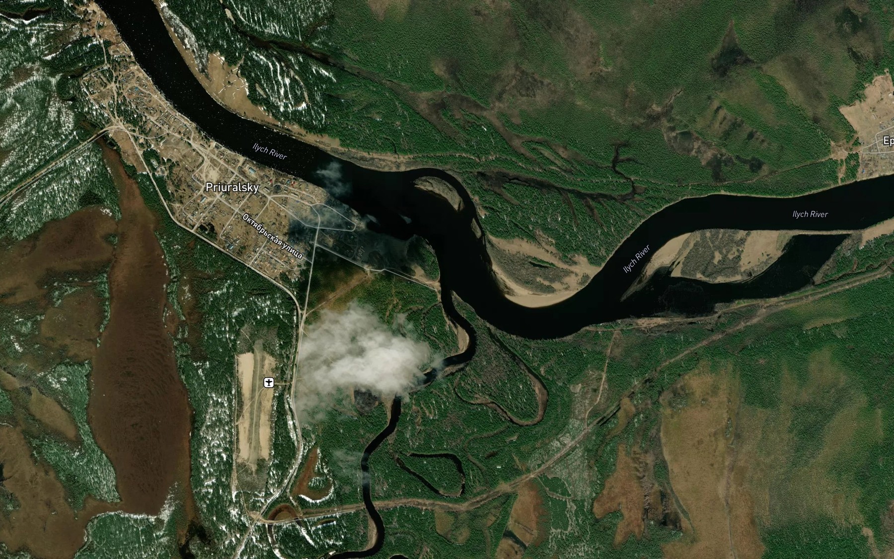 Satellite map of the Mortyurva