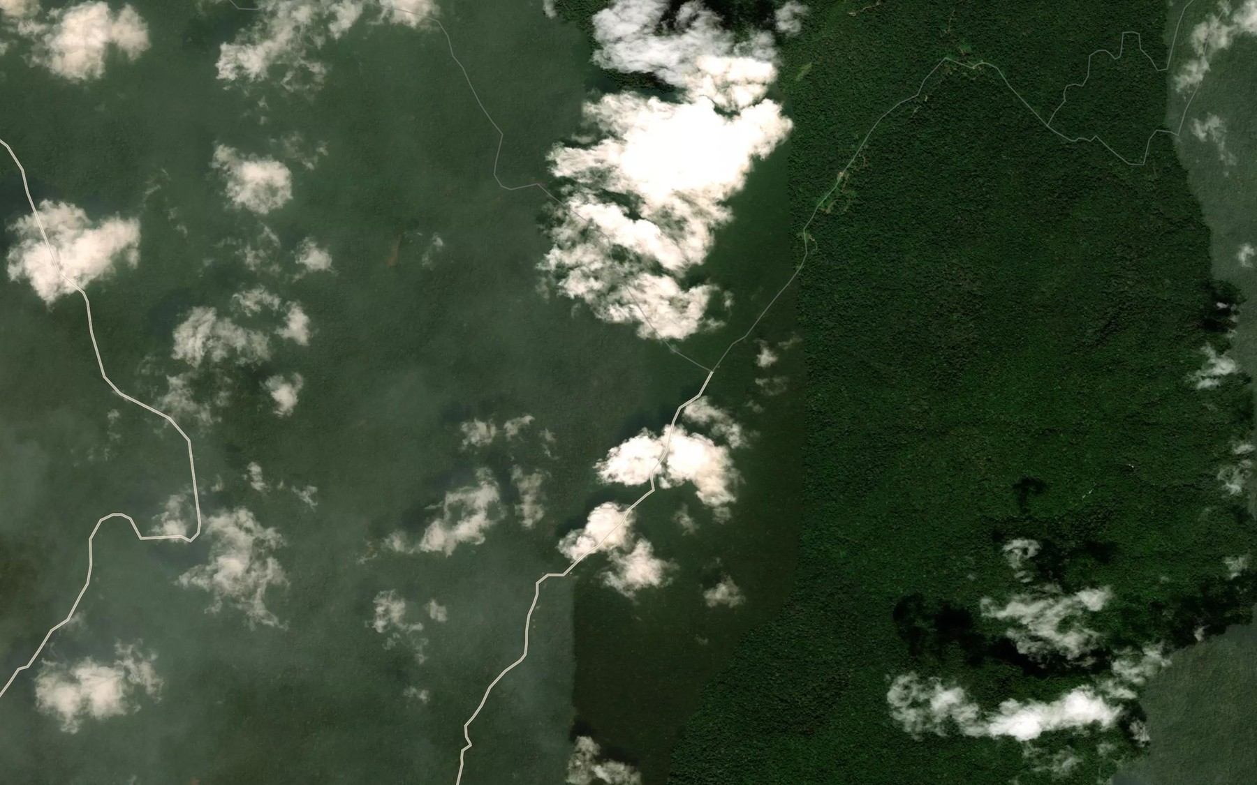 Satellite map of the Nioum