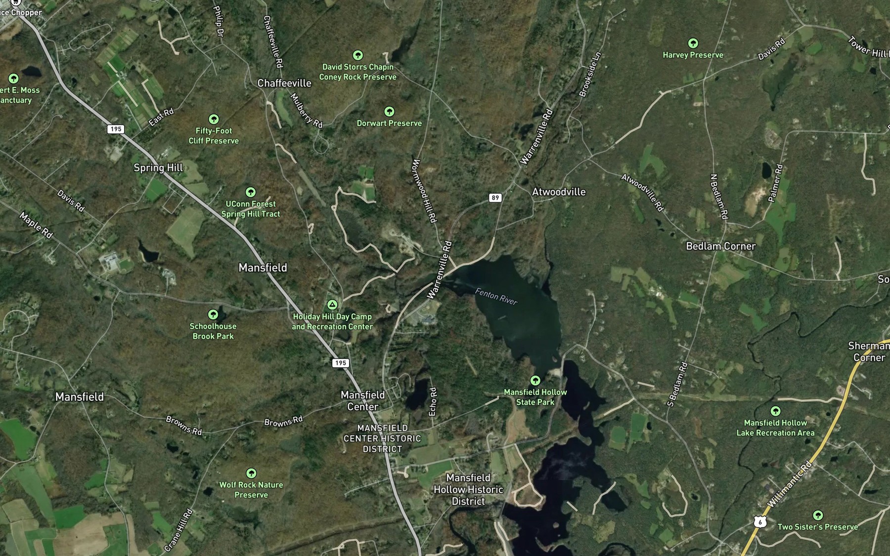 Satellite map of the Spot 8