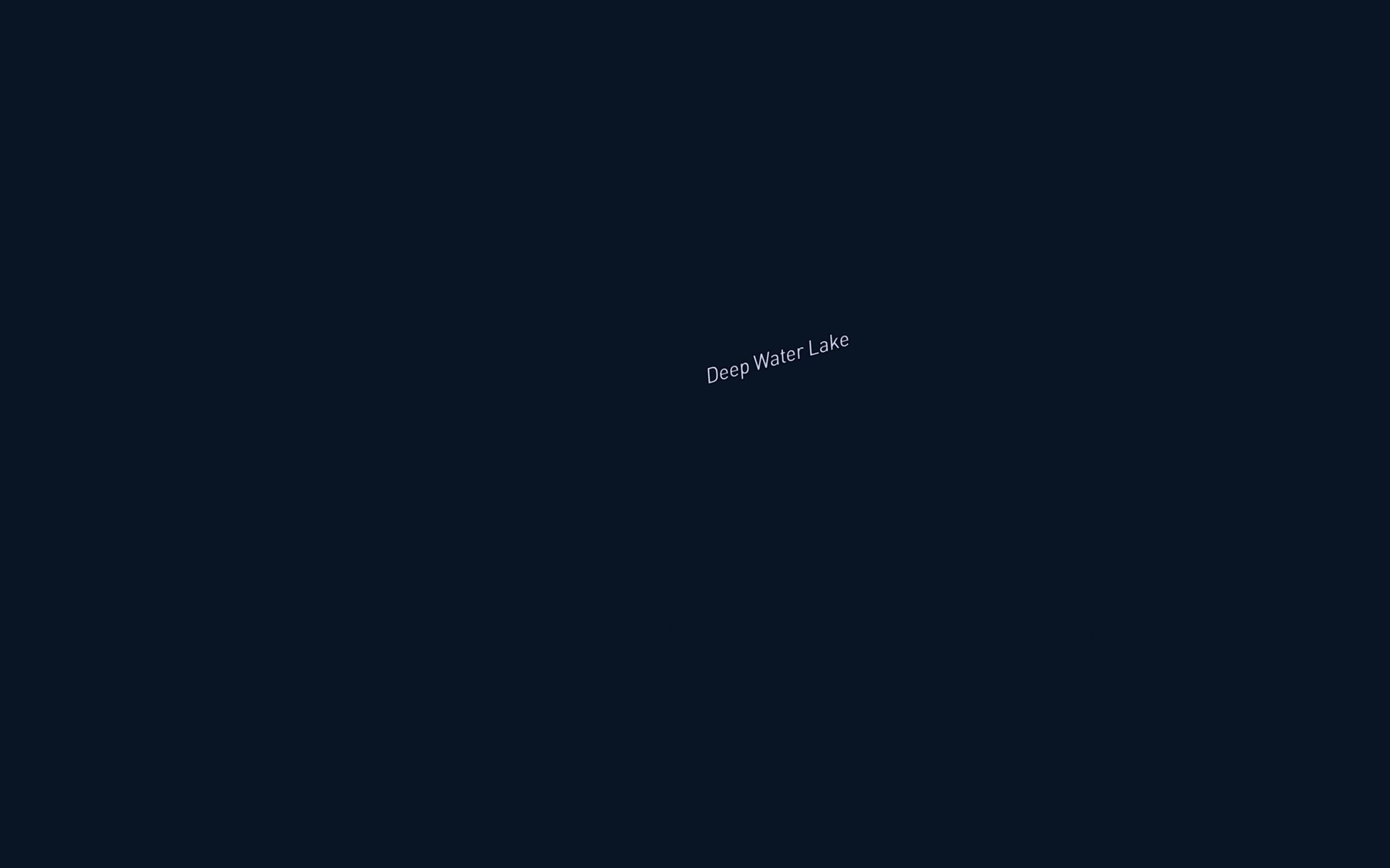 Satellite map of the Deep Water Lake
