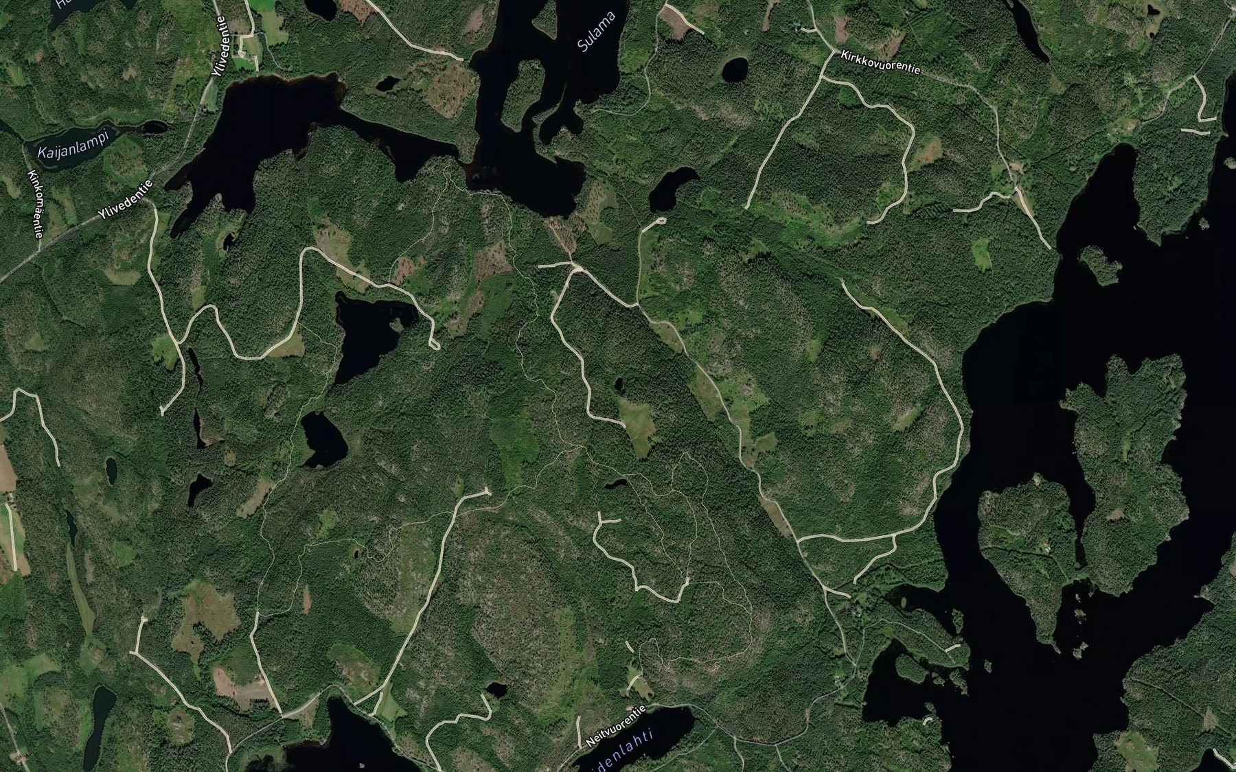 Satellite map of the Vilponlampi