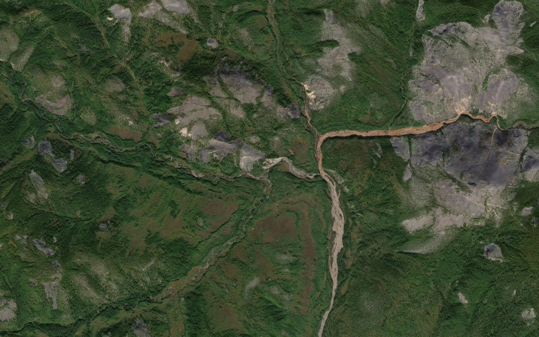 Satellite map of the Sukhostoynyy