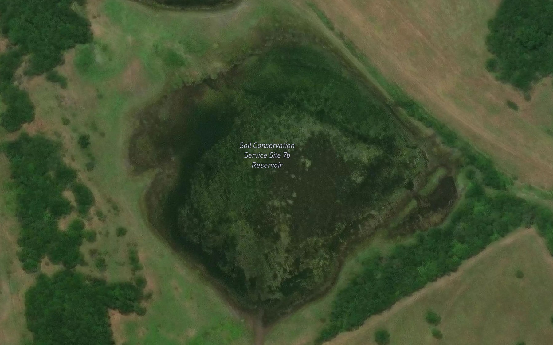 Satellite map of the Reservoir Number Seven B