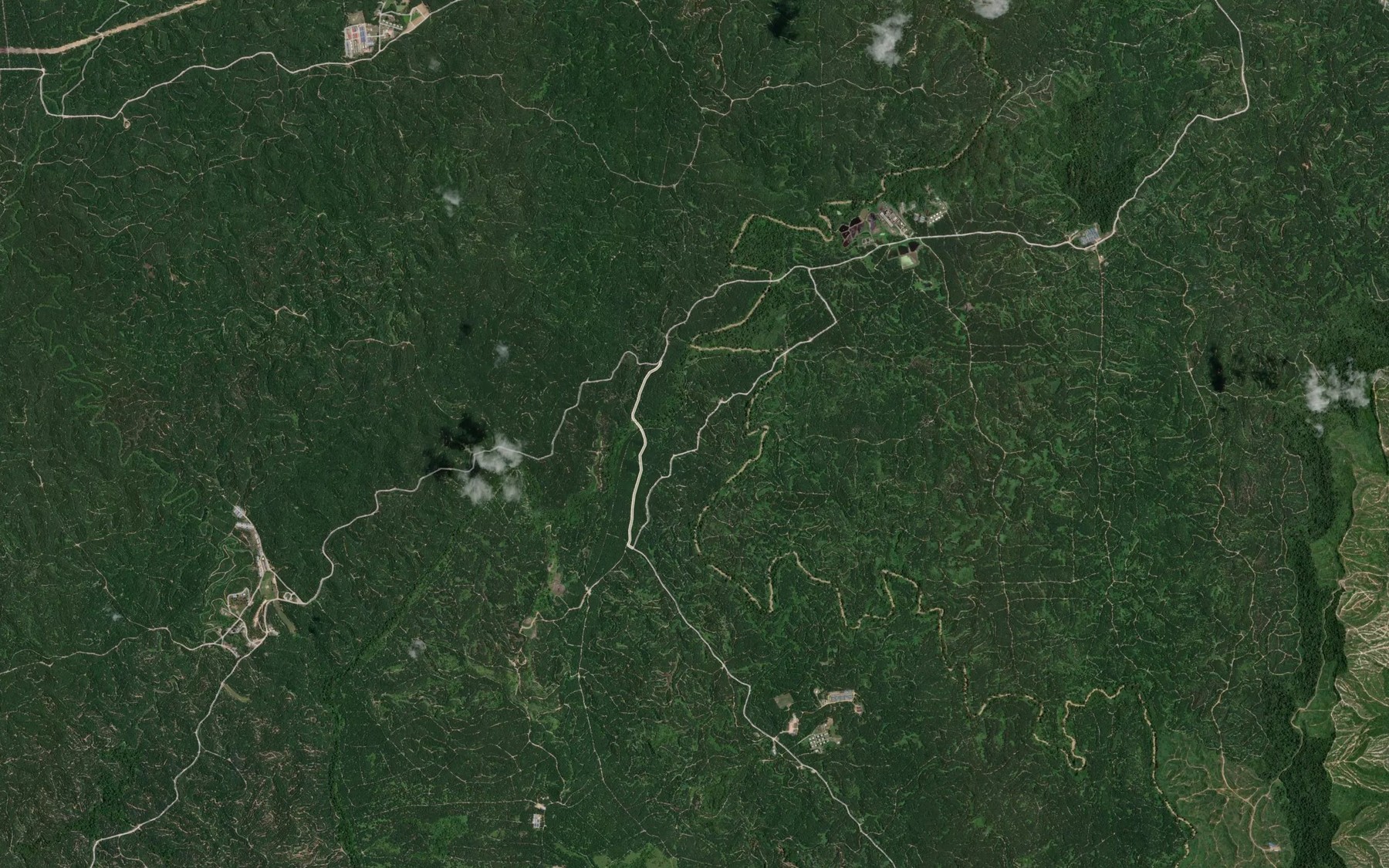Satellite map of the Sungai Serai