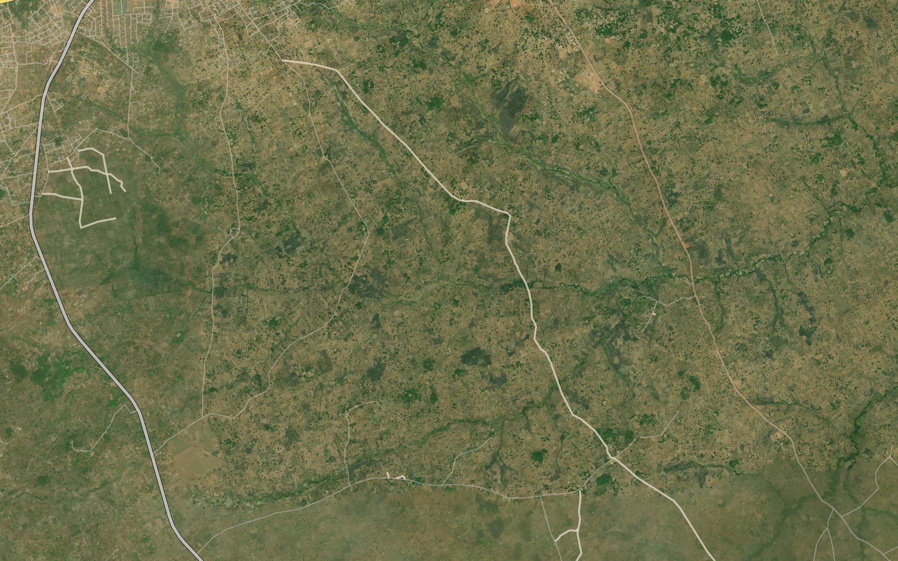 Satellite map of the River Uger