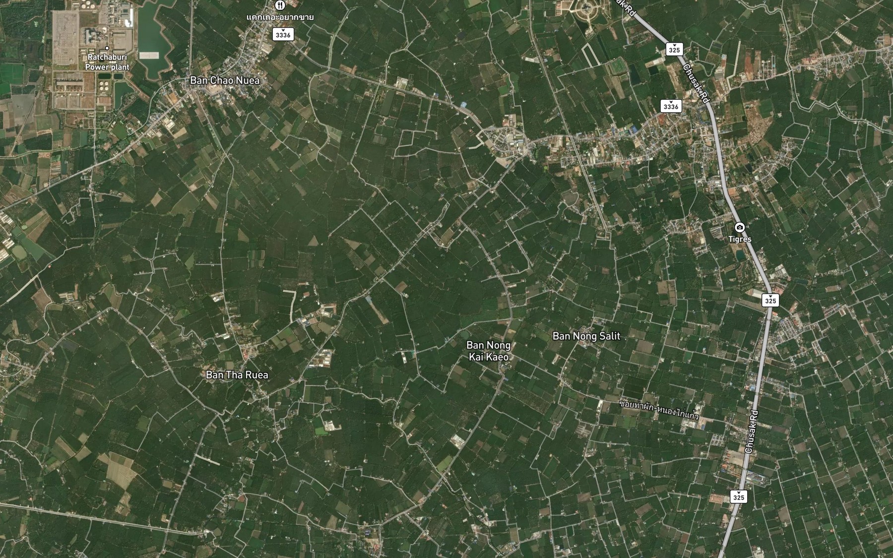 Satellite map of the Khlong Chong Lom