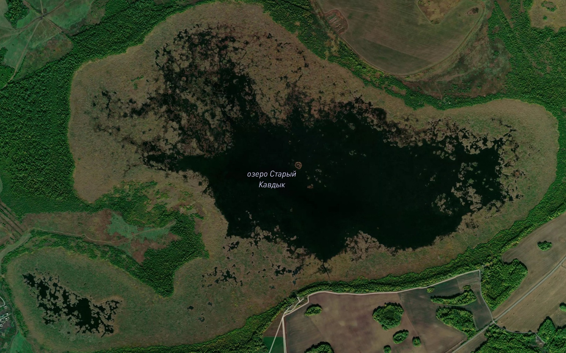 Satellite map of the Ozero Kavdyk