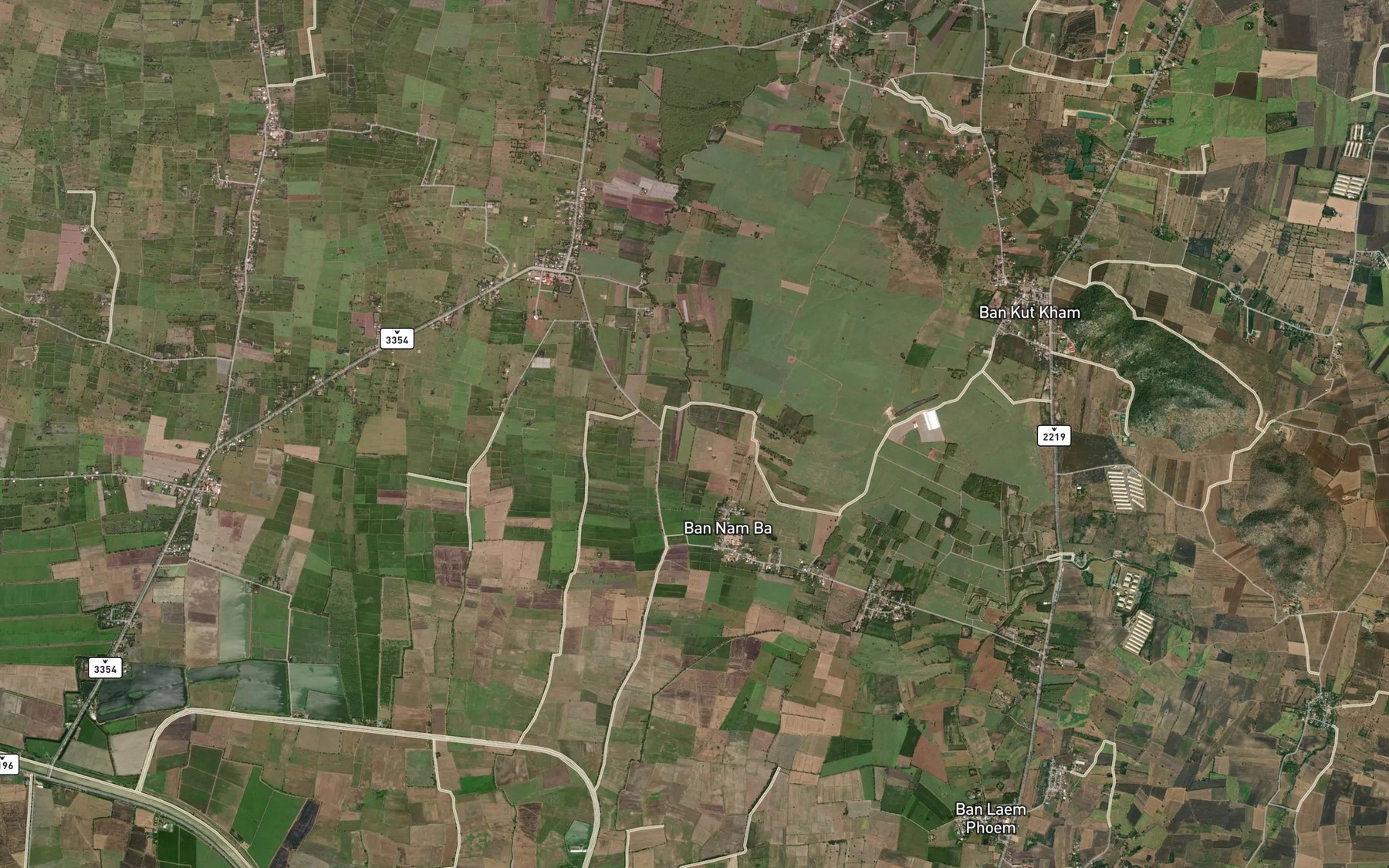 Satellite map of the Huai Chon Phlu