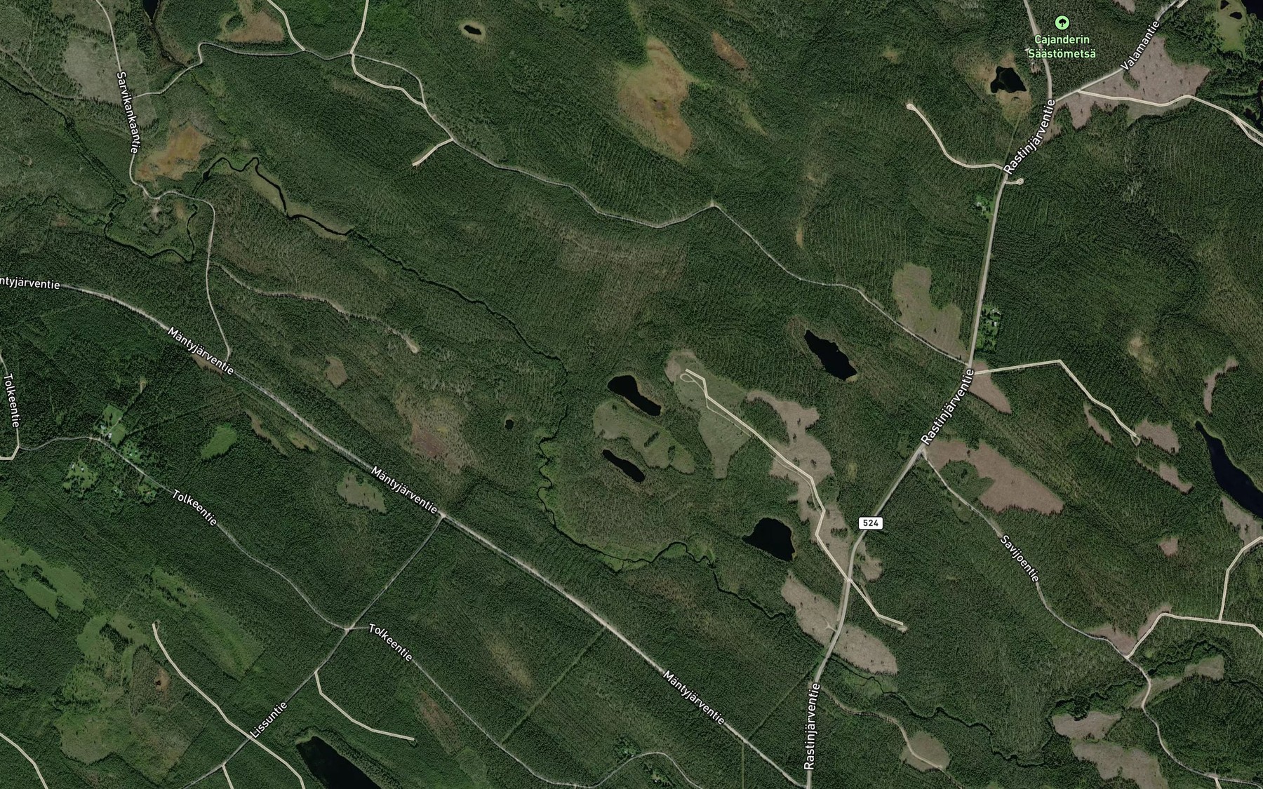 Satellite map of the Laskulampi