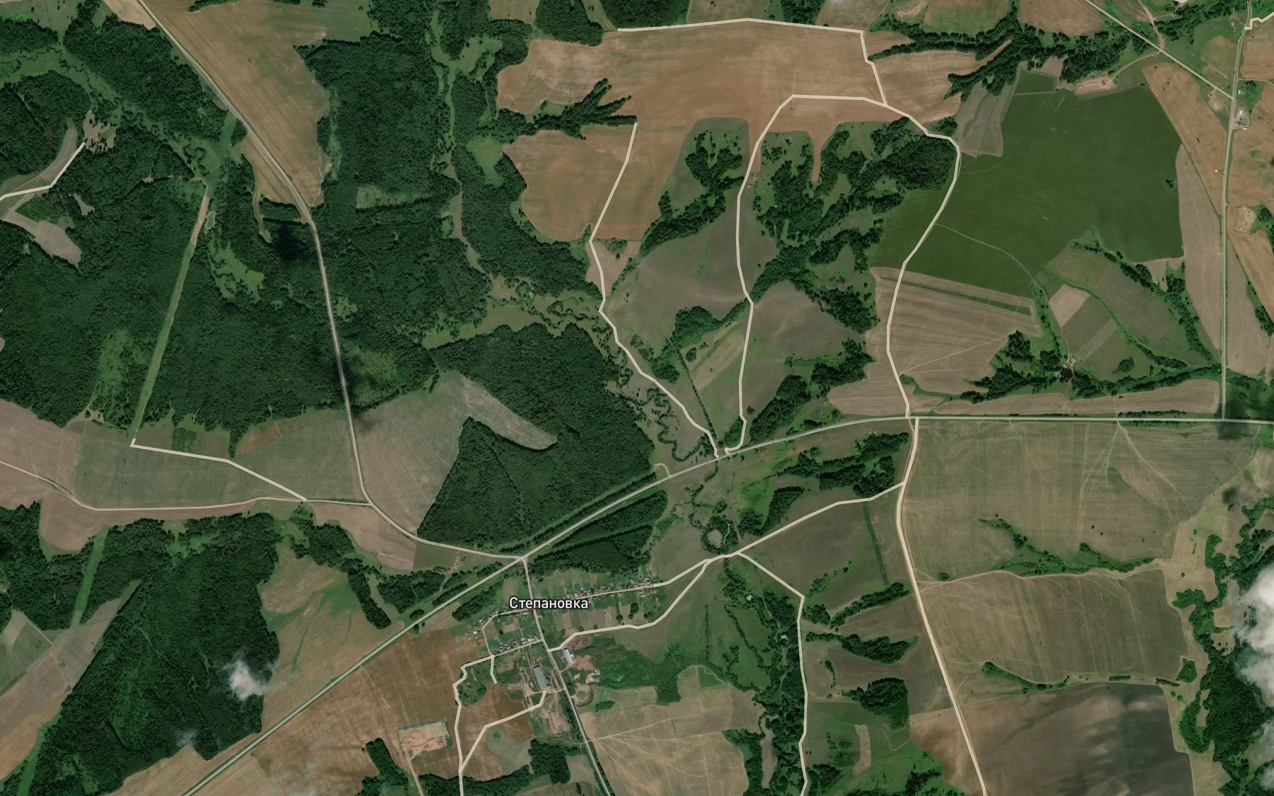 Satellite map of the Ol'khovka