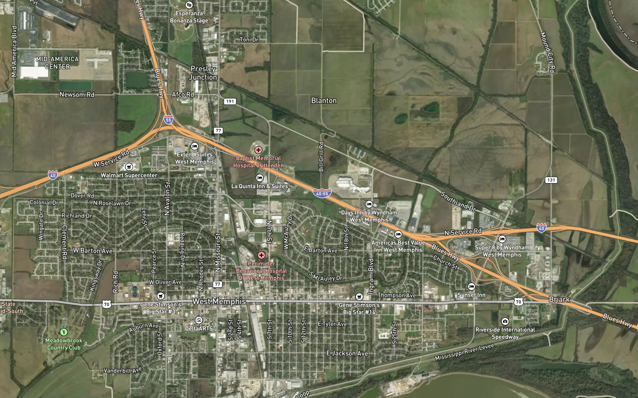 Tenmile Bayou Diversion Ditch