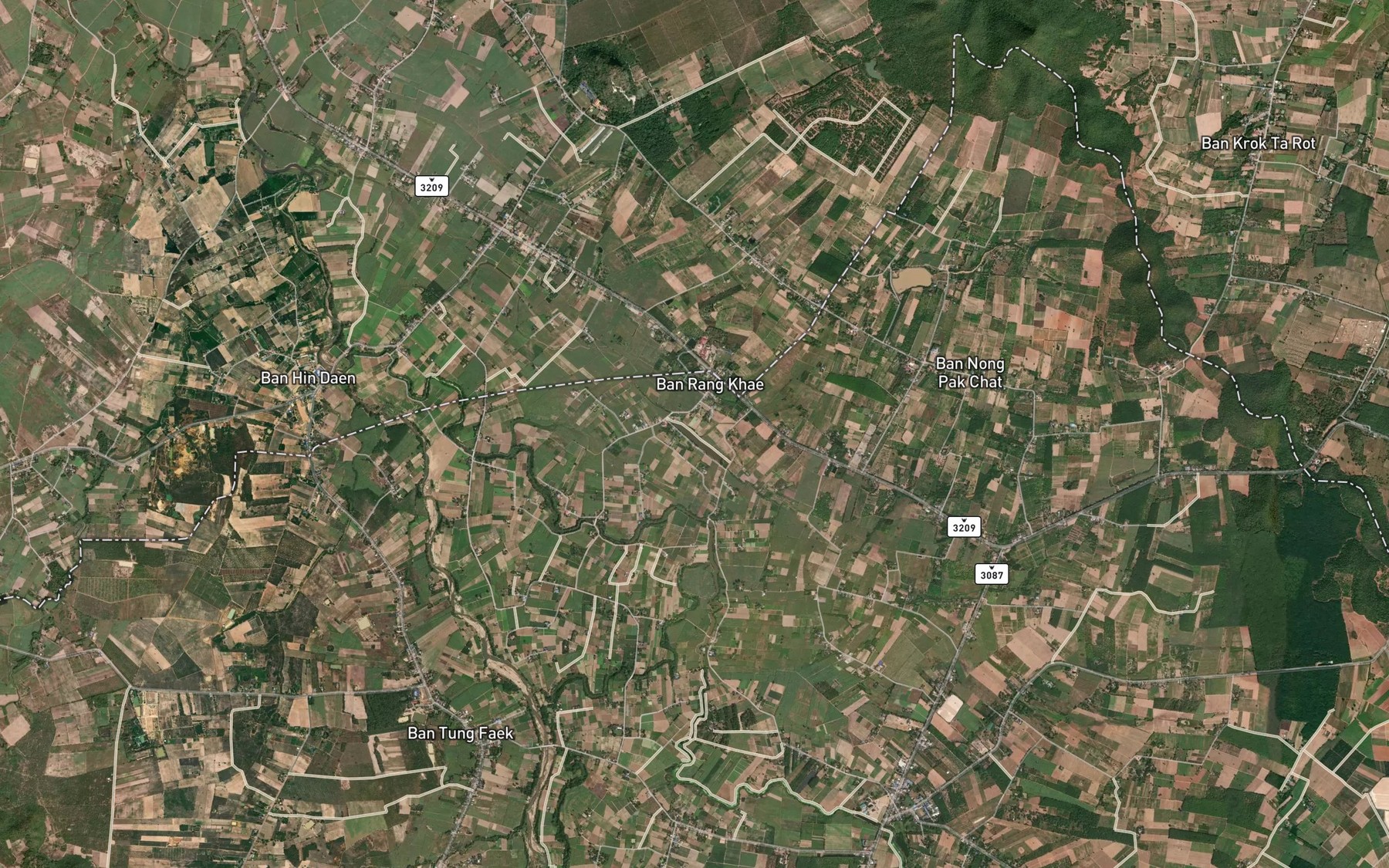 Satellite map of the Nong Rang Khe