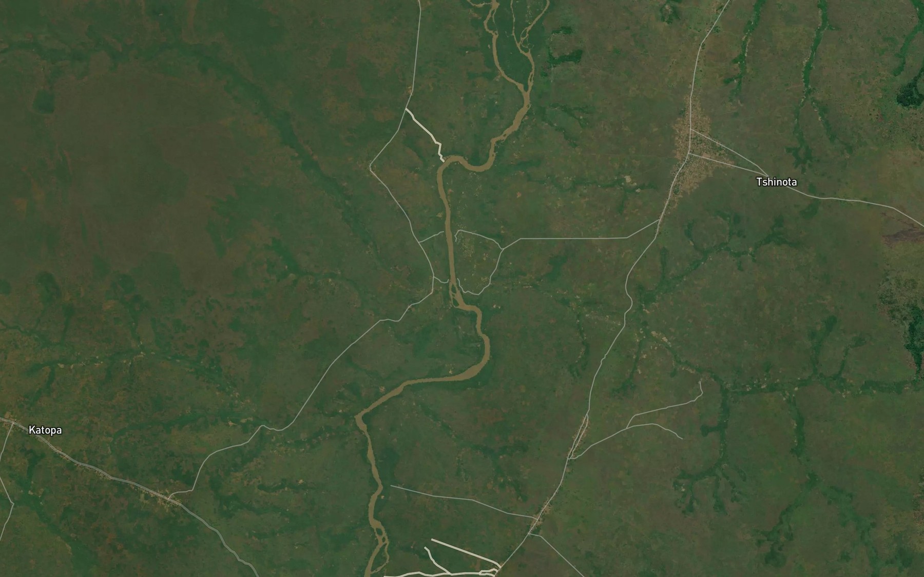 Satellite map of the Lua