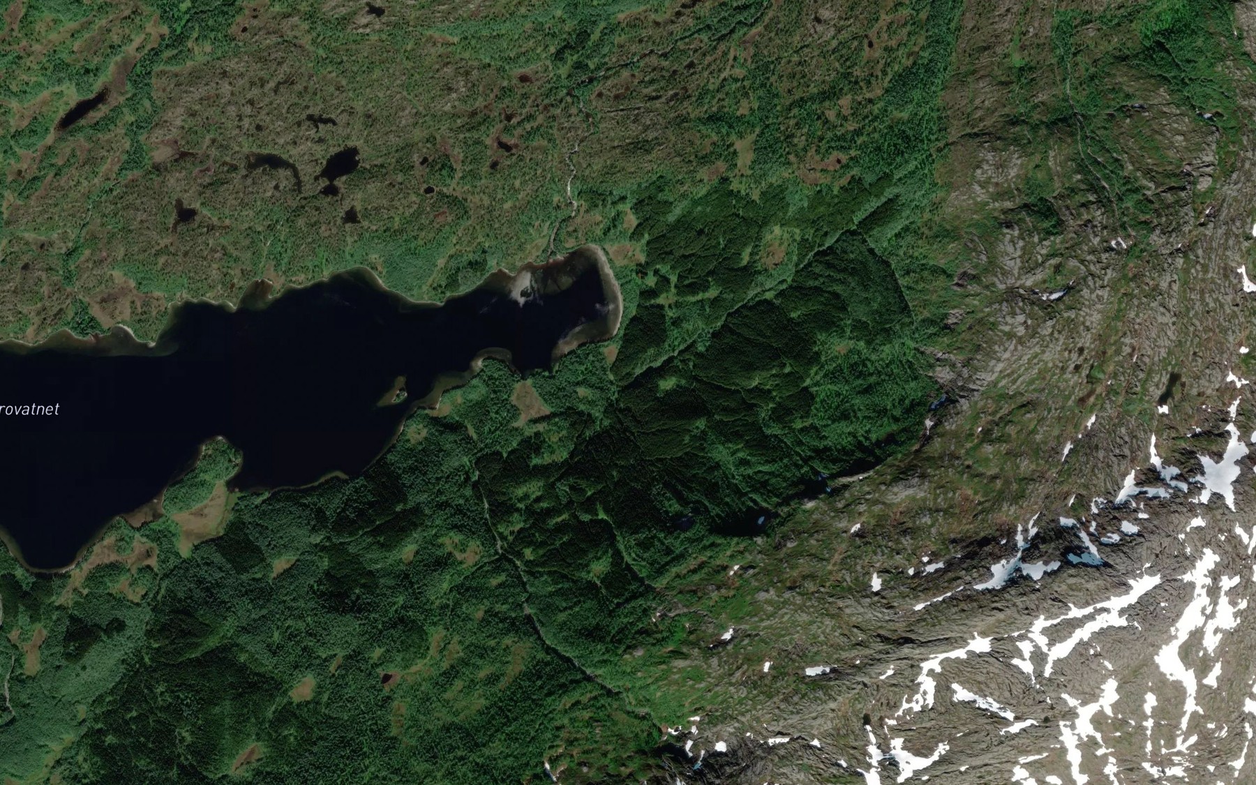 Satellite map of the Sorbotnelva