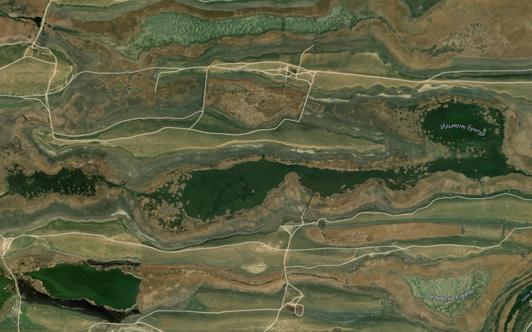 Satellite map of the Il'men' Buntur