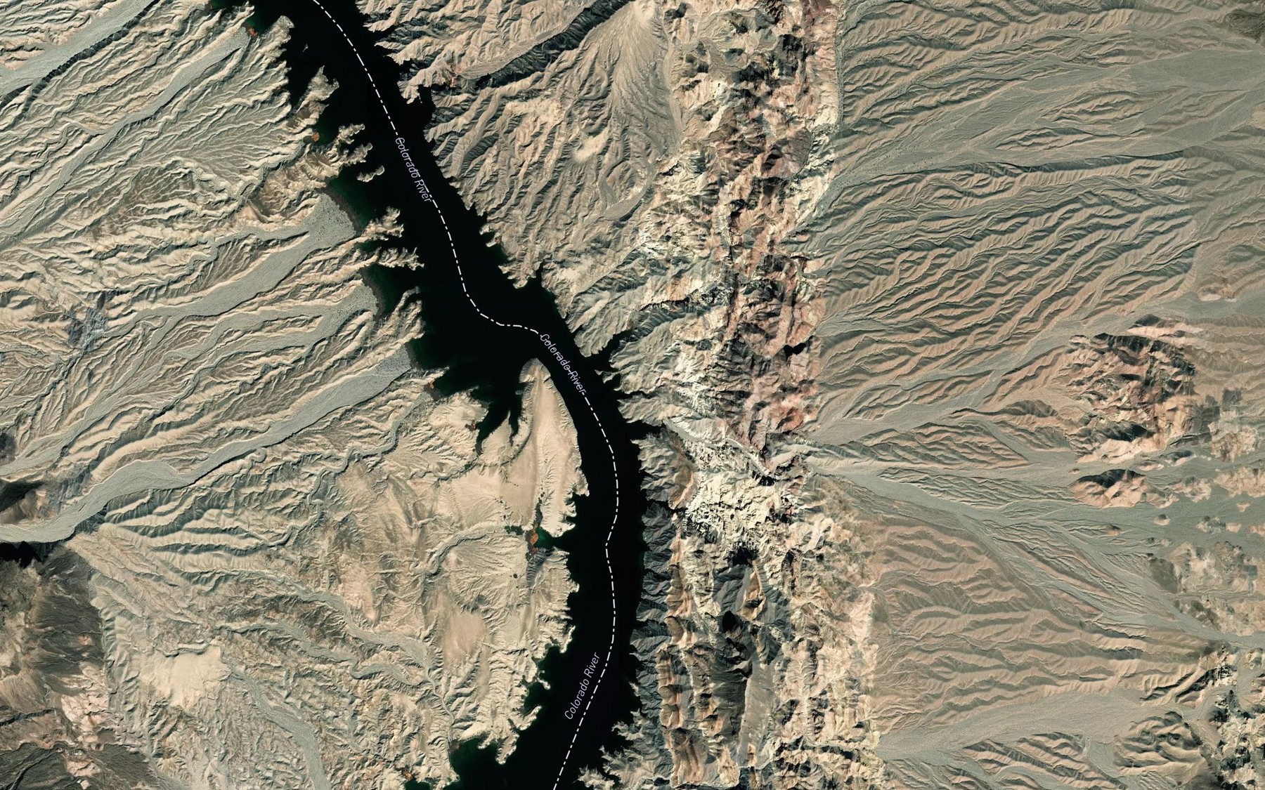 Satellite map of the Great West Cove