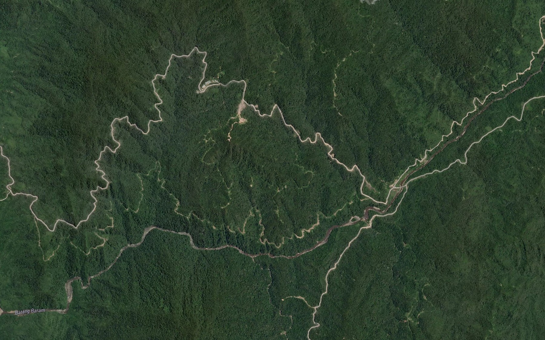 Satellite map of the Sungai Judan