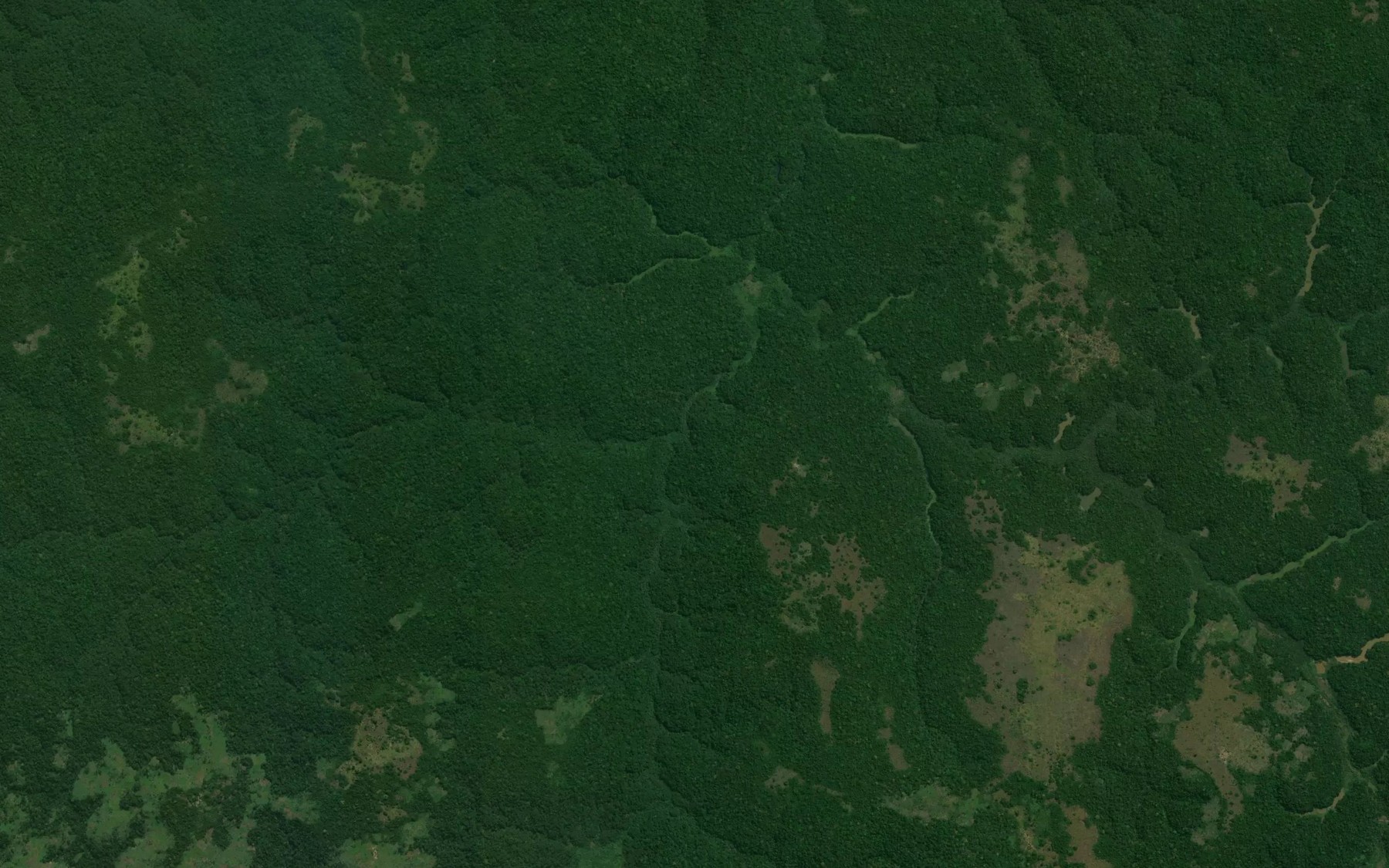 Satellite map of the Tshibila