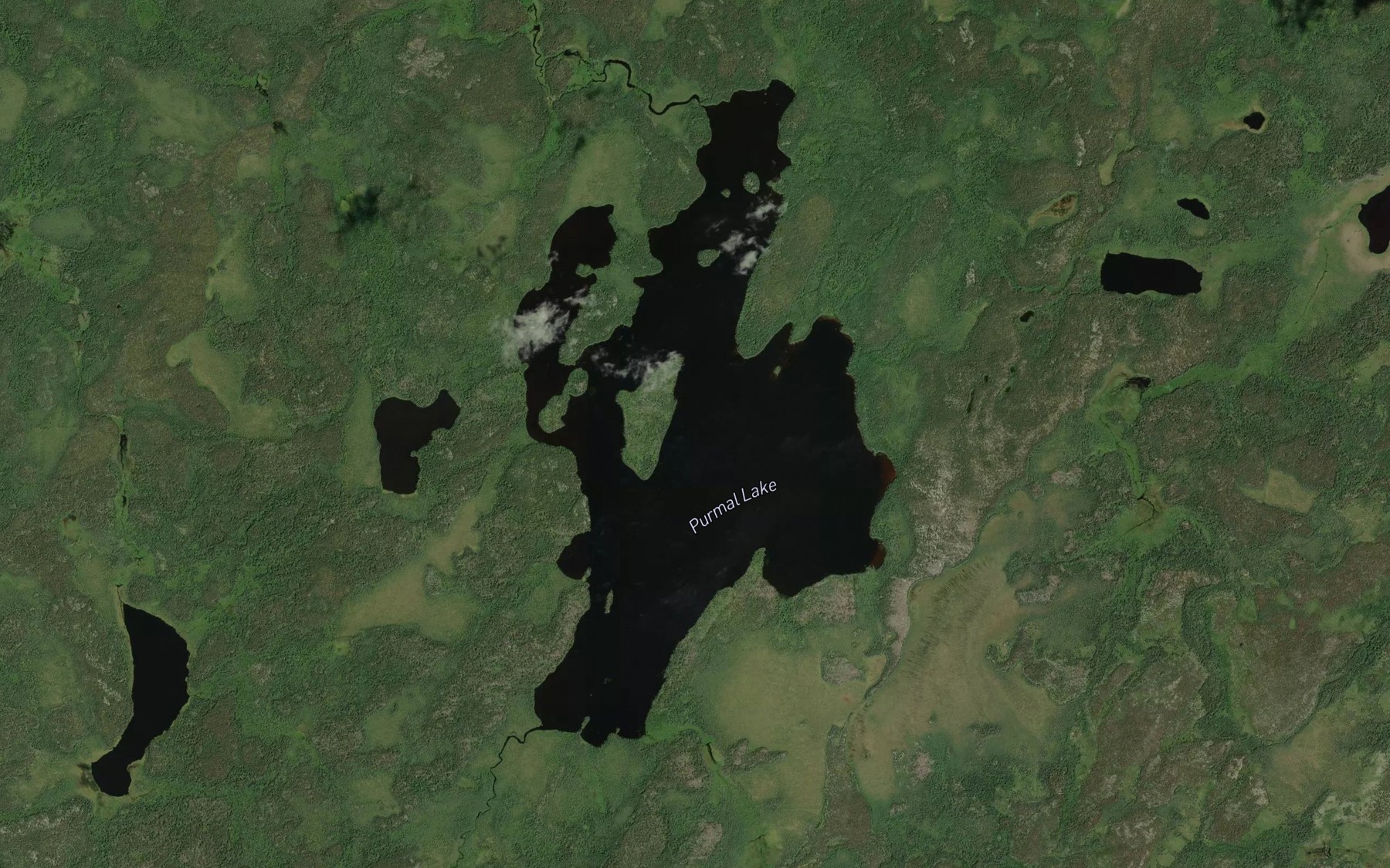 Satellite map of the Purmal Lake
