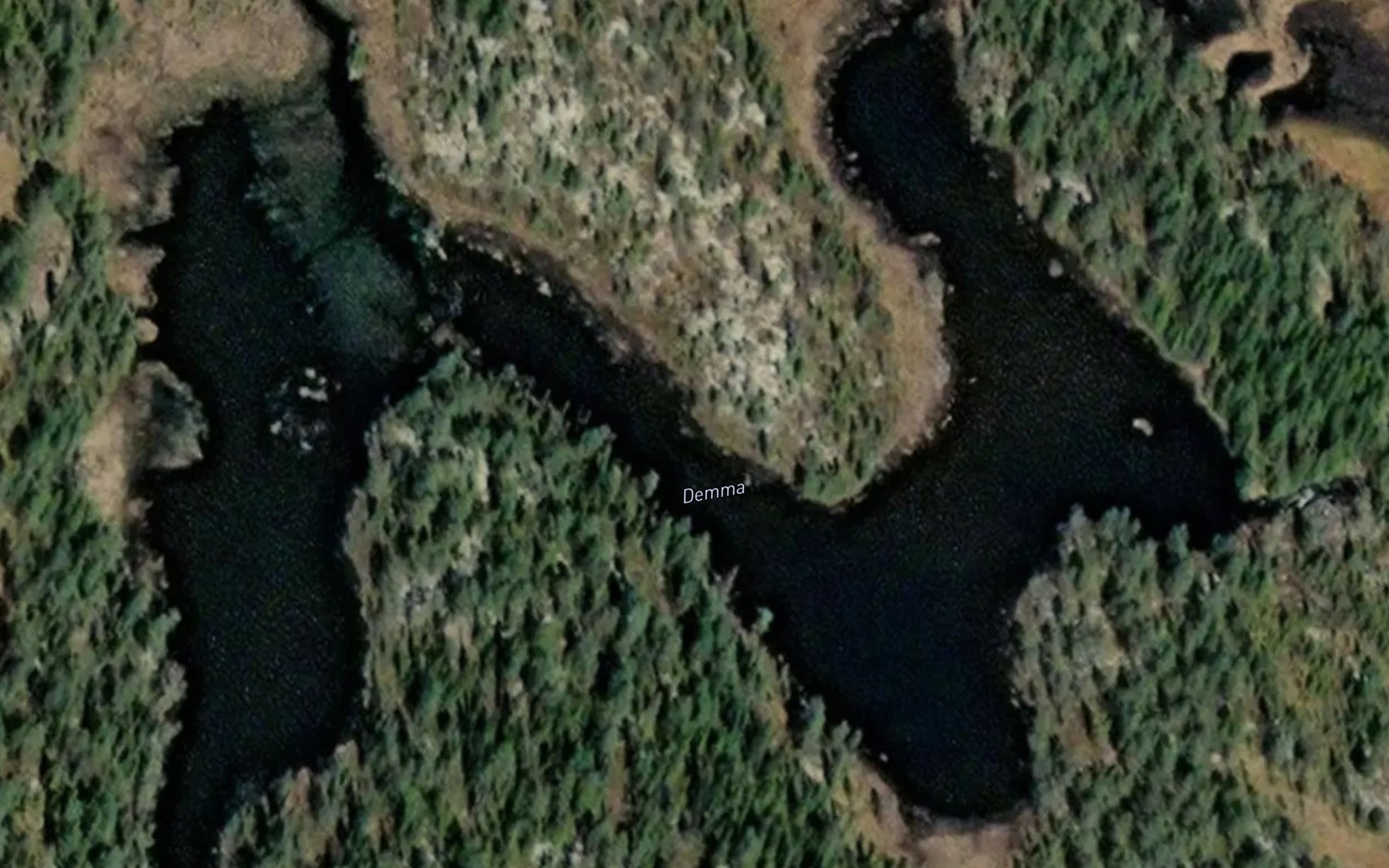 Satellite map of the Demma