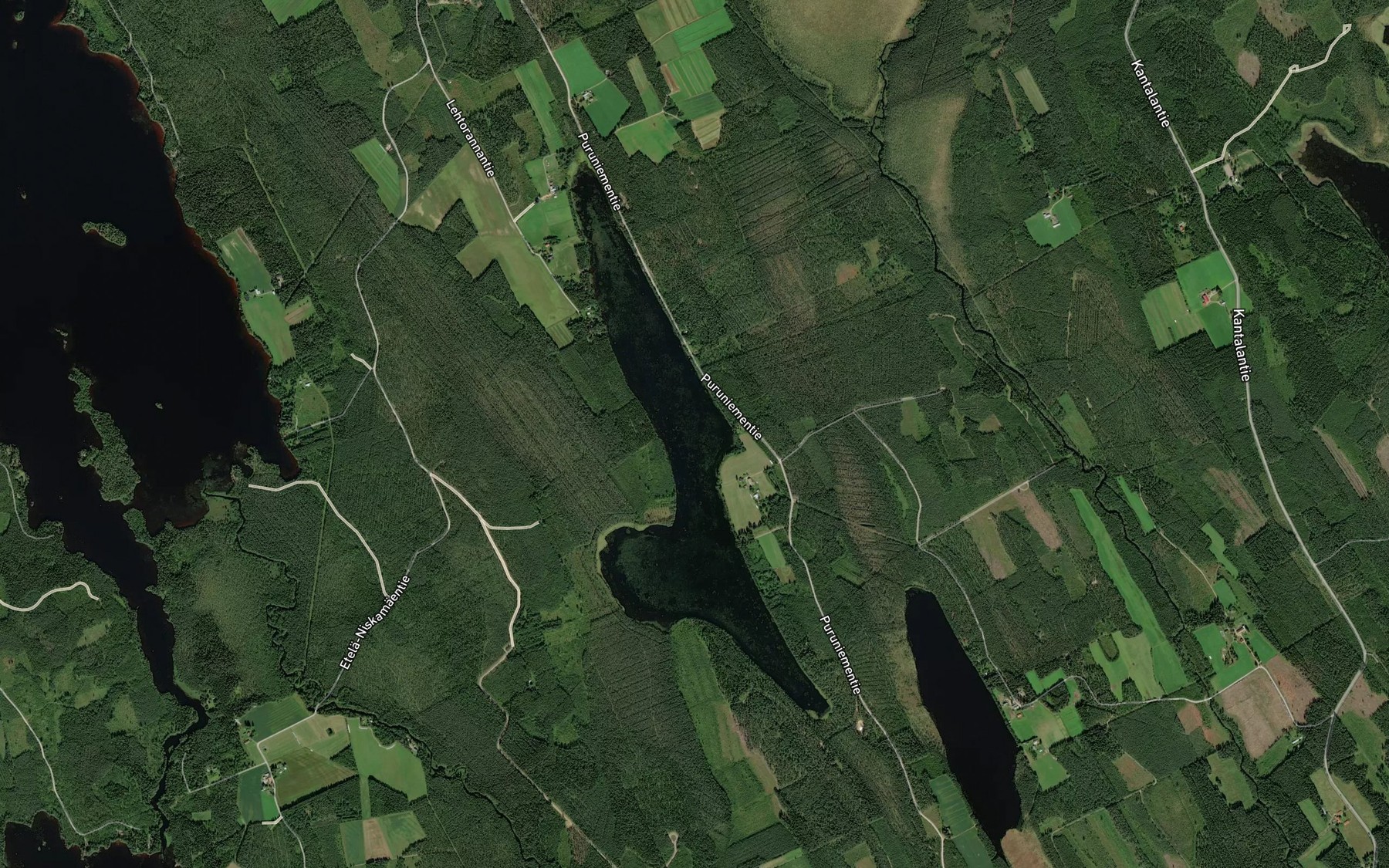 Satellite map of the Iso-Nivu