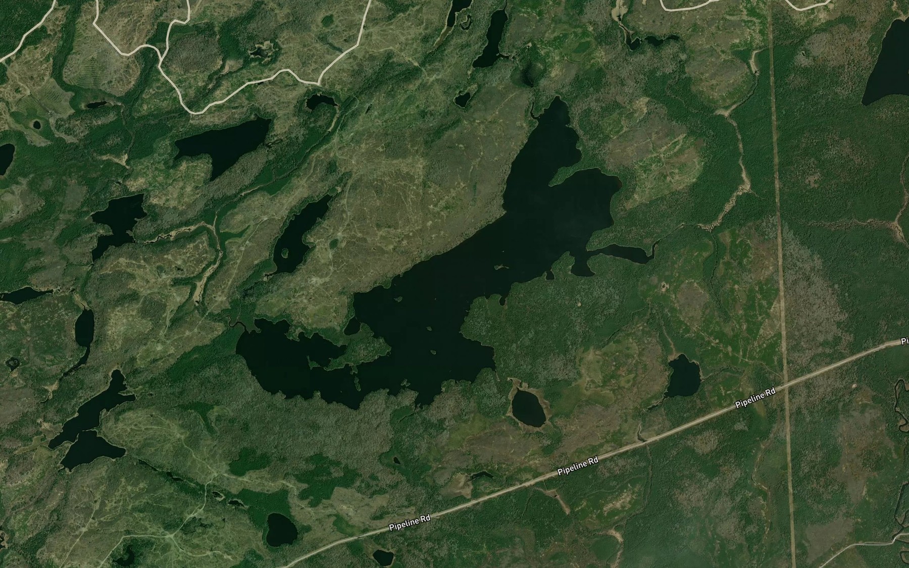 Satellite map of the Eayrs Lake